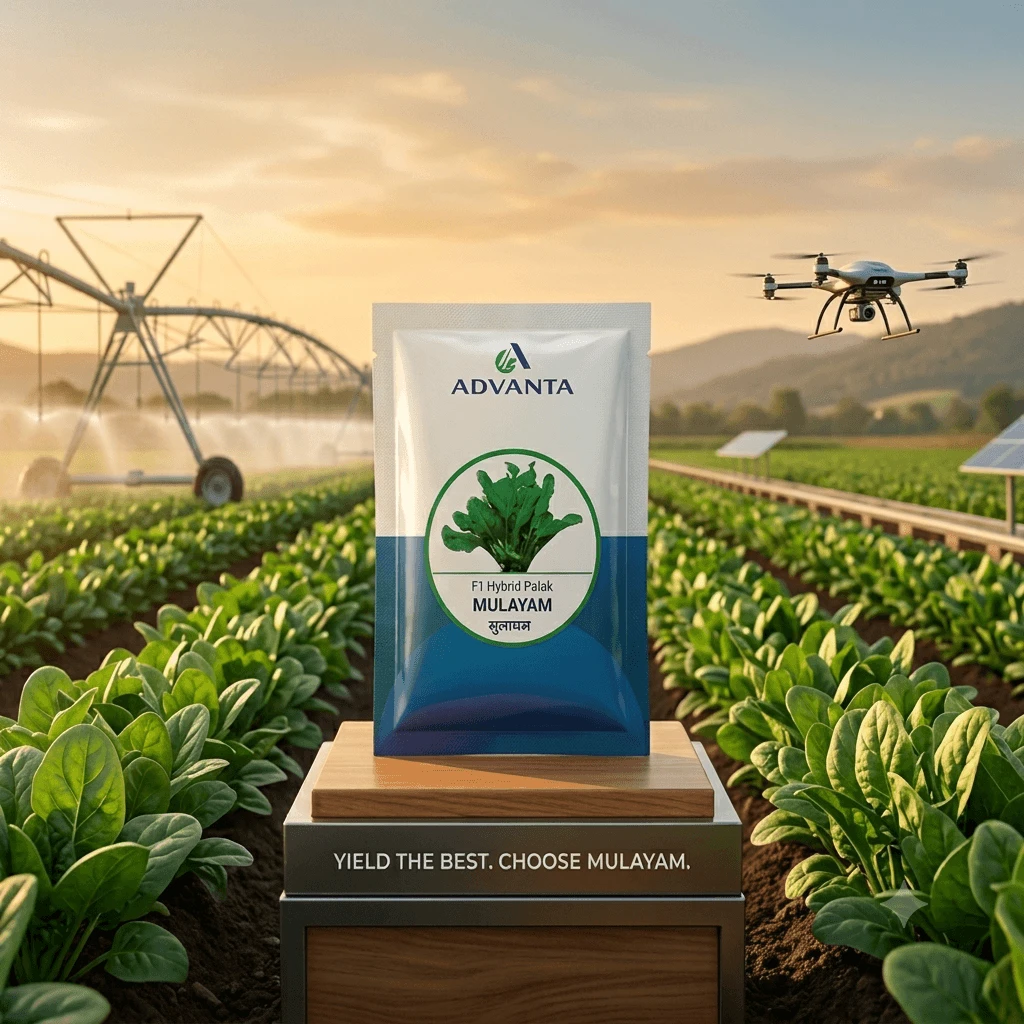 Mulayam Palak F1 Hybrid Advanta (50 GM) - Image 2