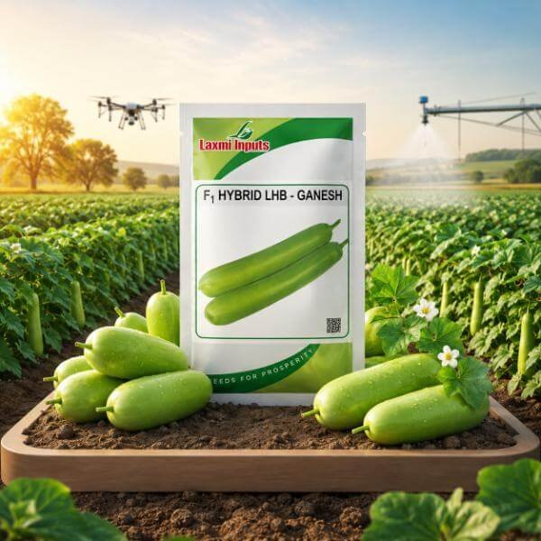 Ganesh Bottle Gourd F1 Hybrid Laxmi Inputs (50 GM)