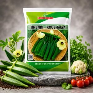 F1-Koushalya Okra Laxmi Inputs (500 GM)