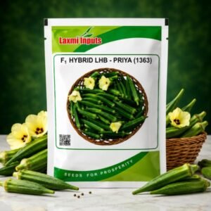 Priya F1 Hybrid Okra Laxmi Inputs (250 GM)