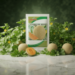 LHM-Medha F1 Hybrid Muskmelon Laxmi Inputs (50 GM)